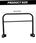 Adjustable Drill-Free Clip-On Bed Rails For Adults And Seniors, showing 46cm width and 30cm height dimensions for safe indoor sleep
