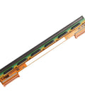Thermal Printhead For ZD421 Series Printers ZD421D ZD421T 203 DPI Label Printing High Resolution Replacement With Fast Speeds And Low Temperature Performance, Durable And Easy Install For Reliable Barcode Labels; close-up on orange PCB