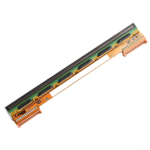 Thermal Printhead For ZD421 Series Printers ZD421D ZD421T 203 DPI Label Printing High Resolution Replacement With Fast Speeds And Low Temperature Performance, Durable And Easy Install For Reliable Barcode Labels; close-up on orange PCB