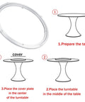 Step-by-step guide to installing Beefy Heavy Duty Aluminum Alloy 360 Degree Rotating Swivel Plate with Quiet Smooth Bearings