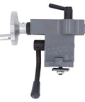 Real Deal Mini Lathe Tail Center Rock Solid Die Cast Replacement With Rustproof Coating and Smooth Adjustable Sleeve Extension Fitting 7x14 and 7x12 Metal Lathes for Knock Out Precision Daily Operations, top view.