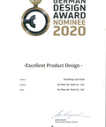 German Design Award nominee certificate for Air Boss Air Tools Co., Ltd. in Workshop and Tools, excellent product design 2020.
