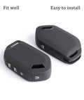 5 Button Key Fob Cover For Kia Sportage 2026, K4 K5 2025 2026, Telluride 2022 2026, Sorento 2024 2026 Silicone Two Pack Black Soft Touch