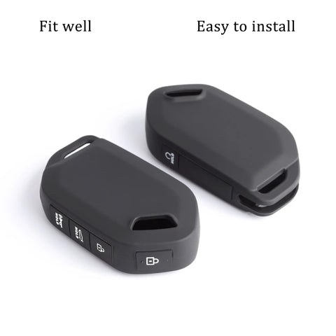 5 Button Key Fob Cover For Kia Sportage 2026, K4 K5 2025 2026, Telluride 2022 2026, Sorento 2024 2026 Silicone Two Pack Black Soft Touch