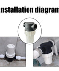 Installation diagram of Three Quarter Inch Water Pump Filter With 40 Mesh And 80 Mesh Stainless Steel Screens No Fuss Heavy Duty Rust Proof Sediment Filter