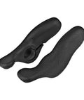 Bar End Grips For 22.2mm Handlebars Ergonomic No Slip End Caps For MTB And City Bikes Universal Clamp Soft Krayton Surface Ultra Comfy Grip Durable And Lightweight One Pair, showing ergonomic design with soft Krayton material.