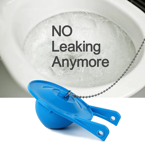 Two Pack 3 Inch Toilet Flapper Replacement Kit With Stainless Chain And Rubber Seal, No Tools Needed, Easy Install, main component