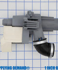 Dishwasher Circulation Pump Replacement For W10879262 W11612326 AP7193729 W10805386 120V 60Hz 60W in grey plastic with pipe