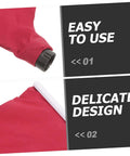 Solid 2 Piece Belt Sander Dust Collection Bags Built For 9401 Models, close-up of attachment and fabric detail.