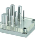 9 Pc Hand Disc Hole Punch Set For Sheet Metal Steel Cutter And Die Kit Pro Grade Punching Tool with 0.002 Inch Tolerance and Alloy Steel