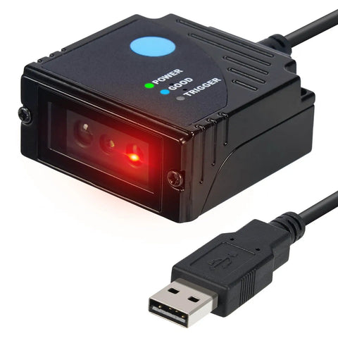 Ultra Rugged Embedded Fixed Mount Barcode Scanner For Express And Factory Lines 1D 2D QR Reading Mini Size USB Port