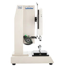 500N Force Gauge With Wheel Operated Test Stand 180mm Stroke USB Data Output 999 Peak Data Storage Free Software For Exporting Test Data And Charts Includes CH340 Cable mounted on manual test stand