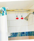 12 Pack Shower Curtain Hooks Hanging Rings For Easy Glide Curtain Rods No Snag No Fuss Easy To Clean Rust Resistant Metal Hangers