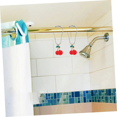 12 Pack Shower Curtain Hooks Hanging Rings For Easy Glide Curtain Rods No Snag No Fuss Easy To Clean Rust Resistant Metal Hangers