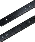 10 Inch Ball Bearing Full Extension Drawer Slides With Soft Close And Concealed Piston Dual Track 2 Section Runners For Cabinet Home Furniture