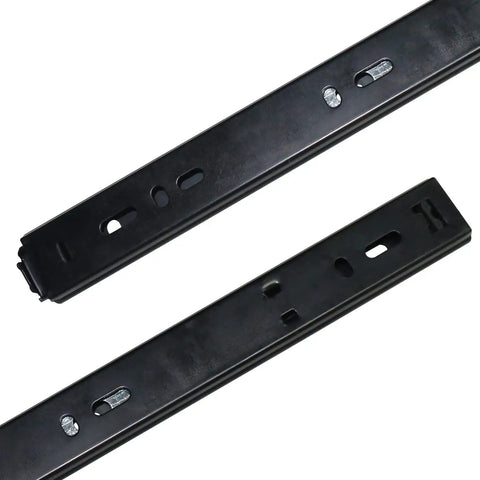 10 Inch Ball Bearing Full Extension Drawer Slides With Soft Close And Concealed Piston Dual Track 2 Section Runners For Cabinet Home Furniture