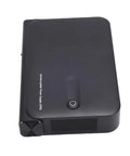 Seamless 36W DC UPS With Bright LED Display For Rock Solid Router Backup showing a compact black power supply unit.