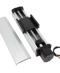 Two Hundred Millimeter Travel Fully Enclosed Dual Linear Stage Actuator With SFU1605 Ballscrew And Square Rails NEMA23 Stepper Motor