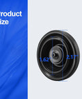 Brake Master Cylinder Fluid Reservoir Cap Drop-In Replacement That Seals And Protects Brake Fluid, dimensions shown