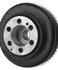 Close-up of Harmonic Balancer Crankshaft Pulley for Land Rover Discovery Sport 2015 to 2019 LR2 2013 to 2015 Range Rover Evoque 2012 to 2019