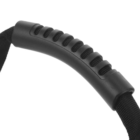 Close-up of elastic handle on Diving Oxygen Cylinder Strap With Elastic Handle For Scuba Tanks Lightweight Air Tank Carrying Band