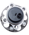 Top view of Rear Wheel Hub And Bearing Assembly For Prius 2010-2015 With ABS 5 Lug Plug-In 2012-2015 AUQDD Replacement