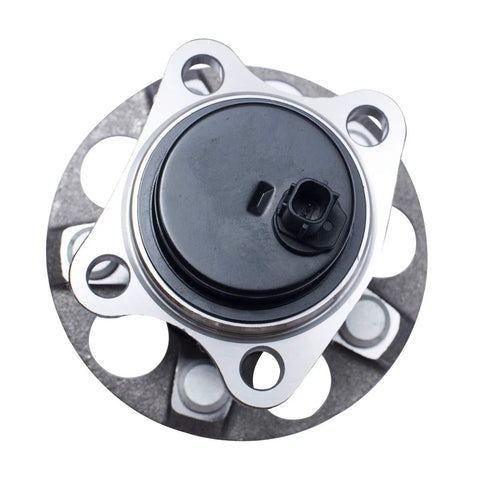 Top view of Rear Wheel Hub And Bearing Assembly For Prius 2010-2015 With ABS 5 Lug Plug-In 2012-2015 AUQDD Replacement