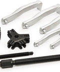 Heavy Duty Ratcheting Puller Set For Automotive Internal And External Pulls 2 And 5 Ton Converts To Two Or Three Leg Pullers Easy Jaw Connection And Quick Release