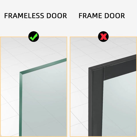Comparison between frameless and framed glass doors for Glass Shower Door Hooks Two Pack Over Door Towel Hangers For Frameless Shower Doors Matte Black Easy No Drill Install Keeps Towels Separated And Dry Faster Fits Towels Robes Loofahs Squeegees For Quick Drying And Clean Towels Every Day