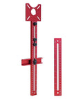 Pro Grade Router Jig Kit 2025 4 In 1 Woodworking Guide System with 24 inch sliding rail and aluminum ruler components