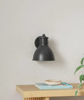 Industrial Barn Style Outdoor Wall Sconces Lanterns Matte Black Porch Lights For Farmhouse Exterior, Wall Mount Fixture