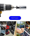 Complete 4-Piece Impact Socket Adapter Set With Magnetic Drive Ratchet Converter Kit For Tight Spaces, Covers 1/4 To 3/8 And Up To 1 Inch Cr-Mo Steel Automotive Repair Tools You Need Now used with drill and socket for auto repair