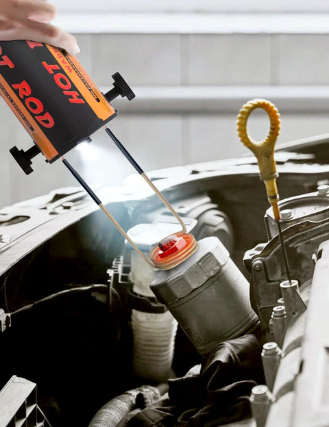 Solary induction heater bolt remover, orange and black, 1200W 110V tool for removing rusted screws in engine bay.