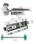 Heavy Duty Door Handle Kit With Hinge And Knob Lock Cam Lift Latch And Hardware Pull Part Industrial Grade For Doors And Cabinets Durable Easy Install