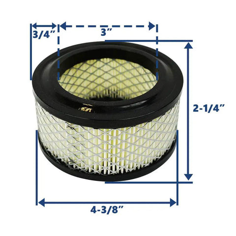 SA16F Air Intake Filter Element For Compressors Replacement OEM 32170979 with dimensions, cylindrical design, synthetic fiberglass