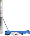 Built Tough Submersible Deep Well Bore Pump With 3 Inch OD Pipe And 1 Inch Outlet, 220 240V 60 Hz, 0.25kW 0.33HP Stainless Steel
