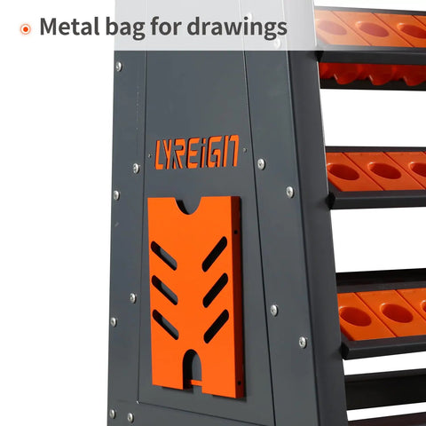 Beefy Shop Cnc Tool Rack Featuring Multifunctional Cat40 Tool Holder And Slick Dark Grey Coating For Heavy Duty Industrial Organization And Rapid Tool Swap Operations