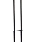 Emilio Floor Lamp With Bronze Finish In Prairie Style Box Frame And Tan Rectangular Drum Shade, Tall 60 Inch Height, Wide 16 Inch
