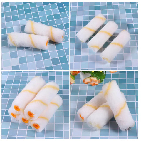48 Piece Paint Roller Cover Set Big Time Coverage Easy Clean Up Haul Hassle Free Touch Up Painting Supplies For Pipes Walls And Ceilings Lightweight Durable Home Gear, assorted soft fabric rollers.