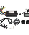 Three Mode Sine Wave Brushless DC Motor Controller Kit For DIY Electric Bike Projects, components on display