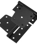 Heavy Duty Weld On Gate Hinges Black Three And A Half Inch Two Pack For Barn Sheds Fences And Large Doors Durable Gate Hardware Built To Hold Heavy Loads