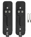 Back Plate Replacement For Video Doorbell Gen 1 With Hooks, Durable Black Plastic Cover, Easy Install Backplate Accessory visible