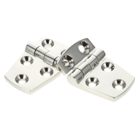Marine Grade 316 Stainless Steel Heavy Duty Butt Hinges Mirror Polished For RV And Yacht Cabinet Doors 38x57mm 2 Pack Deck