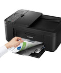 No Sweat Setup All In One Wireless Printer With Auto Document Feeder Built In Fax Copier Scanner For Home Office, printing with documents.