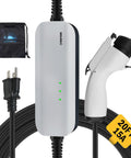 Level 1 EV Charger With 15A 110V NEMA 5 15 Plug Portable 20 Foot Cable Home Charging Station For All J1772 Electric Cars