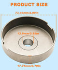 Clutch drum dimensions for 3/8 Inch Chainsaw Spur Sprocket Kit With Clutch Drum And Needle Bearing, 7 Tooth Drive Sprocket For Echo CS 590 600P 620P 620PW And Shindaiwa 591 600SX, 59.8cc 2 Stroke Saw Parts.