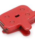 Red Eight Pack SemiMetallic Disc Brake Pad For Mountain And Electric Bikes Durable Low Noise High Heat Resistant Bicycle Replacement