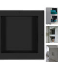 Square Shower Niche Recessed Wall Box 16 By 16 Inches With Single Shelf Tile Ready for bathroom storage and organization