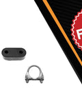 Heavy Duty Stainless Steel Exhaust Pipe For Chevy Silverado 1500 And GMC Sierra 4.3L 4.8L 5.3L Engines With Free Hanger Clamps And Bolts Ready To Install, clamps and bolts
