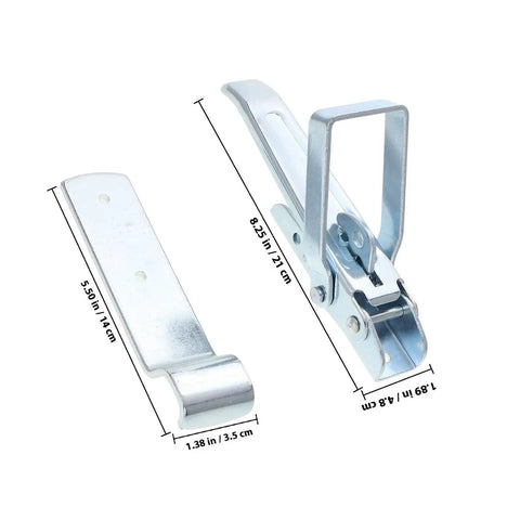 Heavy Duty Trailer Gate Latch Kit With Adjustable Toggle Latch For RVs And Caravans Rugged Tool Chest Or Toolbox Door Lock Accessory